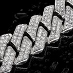 CALLIARA 45cm New Ice-Cool Men's Cuban Necklace with Diamonds - image 3
