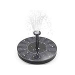 product_image_name-White Label-Solar Powered Circular Fountain Outdoor Pool Floating Fountain Courtyard Brushless Submersible Pump for Garden Decoration-1