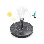 product_image_name-White Label-Solar Powered Circular Fountain Outdoor Pool Floating Fountain Courtyard Brushless Submersible Pump for Garden Decoration-2