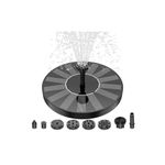 product_image_name-White Label-Solar Powered Circular Fountain Outdoor Pool Floating Fountain Courtyard Brushless Submersible Pump for Garden Decoration-4