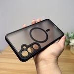 product_image_name-Samsung-Galaxy A16 Shockproof Case With MagSafe Wireless Charging Support- Translucent -3