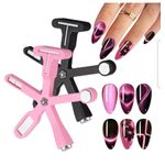 product_image_name-Professional Solutions-Magnetic Cat Eye 6in1 Multifunctional Gel Nails Art Pen Tool / Acrylic/Normal Polish Creating Patterns Stick- pink-4