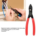Generic 7in Electrical Cable Stripping Crimping Tool Wire Stripper for Terminals - image 2