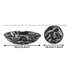 White Label Hair Cutting Cape - Black/White - image 2