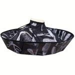 White Label Hair Cutting Cape - Black/White - image 3