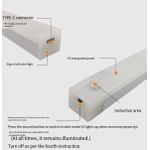 product_image_name-General-30cm Motion Sensor LED Night USB Rechargeable Bedside Lamp Wireless Portable Cabinet Tube for Kitchen Wardrobe Staircase-7