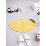 Generic 19.7x31.5" Fruit Pattern Indoor Door Mat, Non-Slip Polyester Doormat for Kitchen & Entryway - Lime