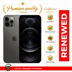 Renewed 	 iPhone 12 Pro Max - 128G - 6.7“ - Dual SIM - Graphite