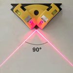 product_image_name-Generic-Right-angle 90-degree square laser level gauge - High-quality level gauge tool - Laser measurement tool - Horizontal and vertical laser level gauge-3