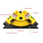 product_image_name-Generic-Right-angle 90-degree square laser level gauge - High-quality level gauge tool - Laser measurement tool - Horizontal and vertical laser level gauge-4