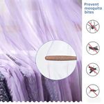 Generic Mosquito Nets Without Stands 5x6.6 Purple Ultimate Protection Double Bed - image 5