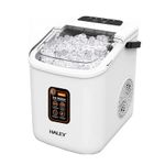 HALEY Ice Cube Maker With Self-Cleaning Function - 12Kg Ice/24Hours - White