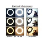 Generic Premium 21-Inch LED Ring Light Kit - Perfect Lighting for Content Creators, Makeup Artists & Live Streamers - image 4