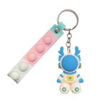 Generic 4 hooks + 4 key rings, astronaut key rings small hanging decorations - image 4