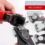 Generic 5-in-1 Multifunctional Interchangeable Head Pliers Tool Set, Wire Cutter, Vise, Wire Stripper Tool Set - image 6