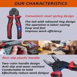 Generic 5-in-1 Multifunctional Interchangeable Head Pliers Tool Set, Wire Cutter, Vise, Wire Stripper Tool Set - image 8