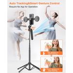 Generic LED Ring Light with Tripod & Phone Holder - Black - image 3
