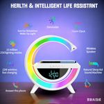product_image_name-EiFESS-Wireless Speaker - Wireless Charger + Alarm Clock + Ambient Light, 3-in-1 Multifunctional Portable Speaker for Home/Office/Trave-3