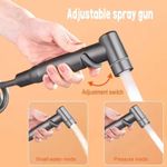 product_image_name-Generic-1 Toilet Bidet Sprayer Set, Handheld Stainless Steel Shower Head, Toilet SprayGun with Hose, Angle Valve, and Swivel Bracket-5
