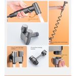 product_image_name-Generic-1 Toilet Bidet Sprayer Set, Handheld Stainless Steel Shower Head, Toilet SprayGun with Hose, Angle Valve, and Swivel Bracket-8
