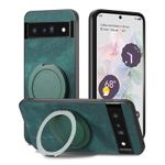 product_image_name-Generic-For Google Pixel 6 Pro Retro Leather Rotation Round Holder Phone Case-2