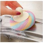 product_image_name-AD GALAXY-4pcs Non - Stick Scrubbing Brush for Cooking Utensils  - Multicolours -1