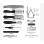 Generic 27 Pcs/set Professional Pedicure Tools Foot Care Kit - image 3