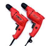 product_image_name-Generic-Electric Drill Set - Reversible Screwdriver, High Power Tool + 5/8/10mm Drill Bits + 70mm Cross Bit-4