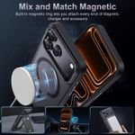Generic For iPhone 17 Pro Metal Lens Frame Skin Feel Magnetic Phone Case(Black) - image 2