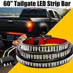 Generic 60" Inch Truck Tailgate LED Light Bar Brake Reverse Turn Signal Stop Tail Strip
