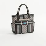 Fashion Diamond pattern tote bag, commuter bag, underarm bag - image 2