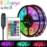 product_image_name-Generic-5050RGB LED Strip Light Remote Control For Party - 24 Light/10 meters -1