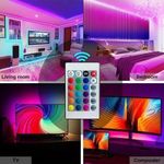 product_image_name-Generic-5050RGB LED Strip Light Remote Control For Party - 24 Light/10 meters -6