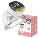 Generic Wearable Electric Breast Pump (MY-373) - Gold/White