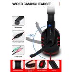 Generic 4-in-1 Gaming Combo Set – Keyboard, Mouse, Headset, and Mouse Pad - Black/Red - image 5