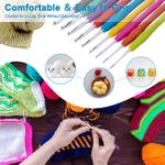 Generic 8 Sizes Soft Plastic Handle Home Aluminum DIY Crochet Knit Hook Knitting - image 4