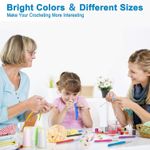 Generic 8 Sizes Soft Plastic Handle Home Aluminum DIY Crochet Knit Hook Knitting - image 5