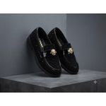 Haki Cooperate Men's Studded Rhinestone black Loafers - image 3