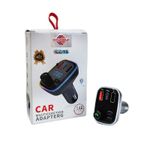 Mp3 Bluetooth Wisdomup CZ-13 Bluetooth Car FM Transmitter and Multifunction Adapter with USB Charging and Hands-Free Calling