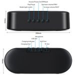 Generic Wireless Bluetooth Audio 3D Surround Dual Speaker -Black - image 5
