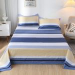 Elegant Double Size Bedsheets - 3 Pieces - Multicolor