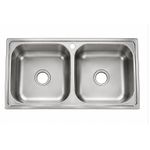 Kitchen Sink - Double Bowl Silver  - High Density - image 4
