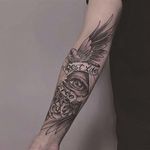 product_image_name-Fashion-5pcs men's flower arm tattoo stickers, temporary tattoo stickers-6