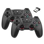 Generic KM-029 2.4G One for Two Doubles Wireless Controller - Gray