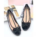 Flat Slip-on Mirror Womens’ Shoe-Black