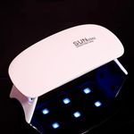 product_image_name-Fashion-Mouse nail lamp mini handheld folding UV glue curing purple light therapy machine nail baking and drying lamp-4