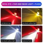 product_image_name-Generic-2pcs Motorcycle Lights, LED Glare Strobe Driving Lights-2