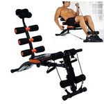product_image_name-Generic-Six Pack Abs Exerciser Machine Training Weight Loss Evolutionary Abdominal Machine Portable Oblique Exercises Pro Abs Exercise Workout Equipment for Home Gym Fitness Six Abs (Multicolor)-1