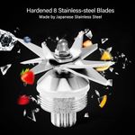 product_image_name-White Label-High Quality Unbreakable Glass Heavy Duty Powerful Commercial Blender 1.5L - 2.0L Silver-5