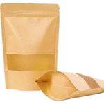 product_image_name-Generic-50pcs Kraft Paper Bag with Transparent Window - 10*15CM-2